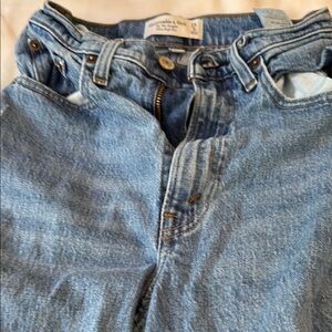 Abercrombie & Fitch Blue Straight Leg Jeans